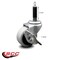 Service Caster 2 Inch Thermoplastic Rubber Wheel 3/4 Inch Expanding Stem Caster with Brake SCC-EX05S210-TPRS-SLB-34 - alternate 3